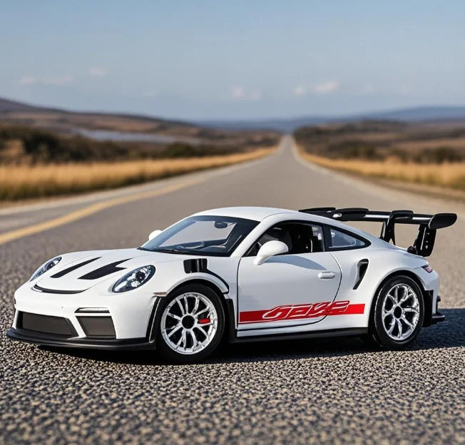 Porsche 911 GT3 RS Premium Alloy Diecast Racing Car Model with Pull-Back Action